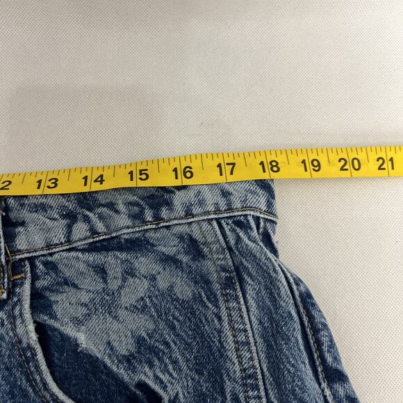 We the Free Free People Good Luck Barrell Jeans Daisy Button Fly Size 31 - Picture 10 of 11